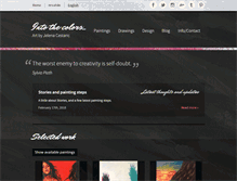 Tablet Screenshot of jelena-art.com